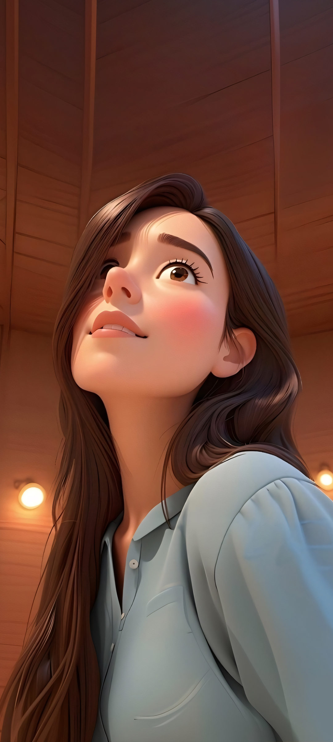 Dreamy Girl Portrait - huawei wallpaper for StockWalls