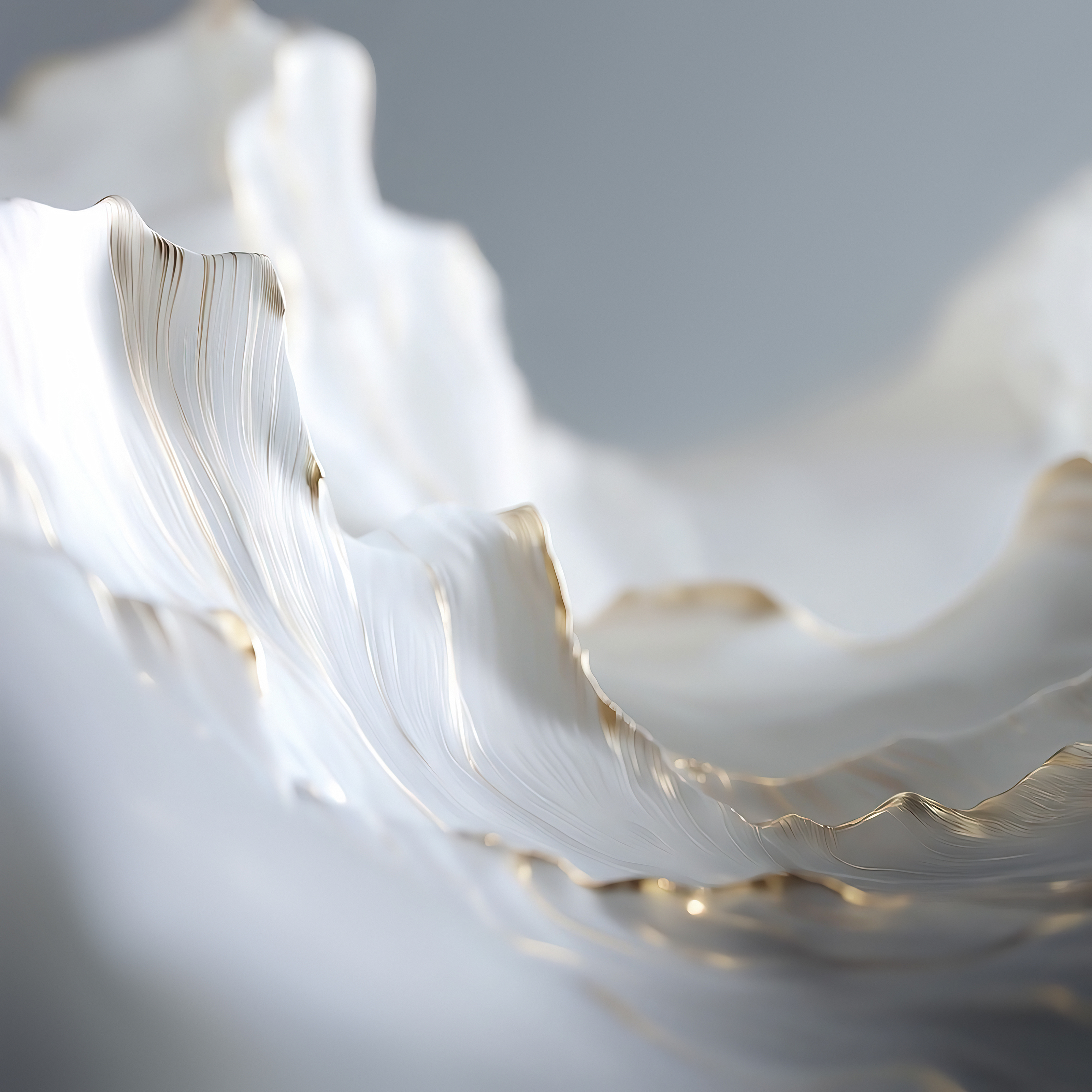 Elegant White Gold Abstract - huawei wallpaper for StockWalls