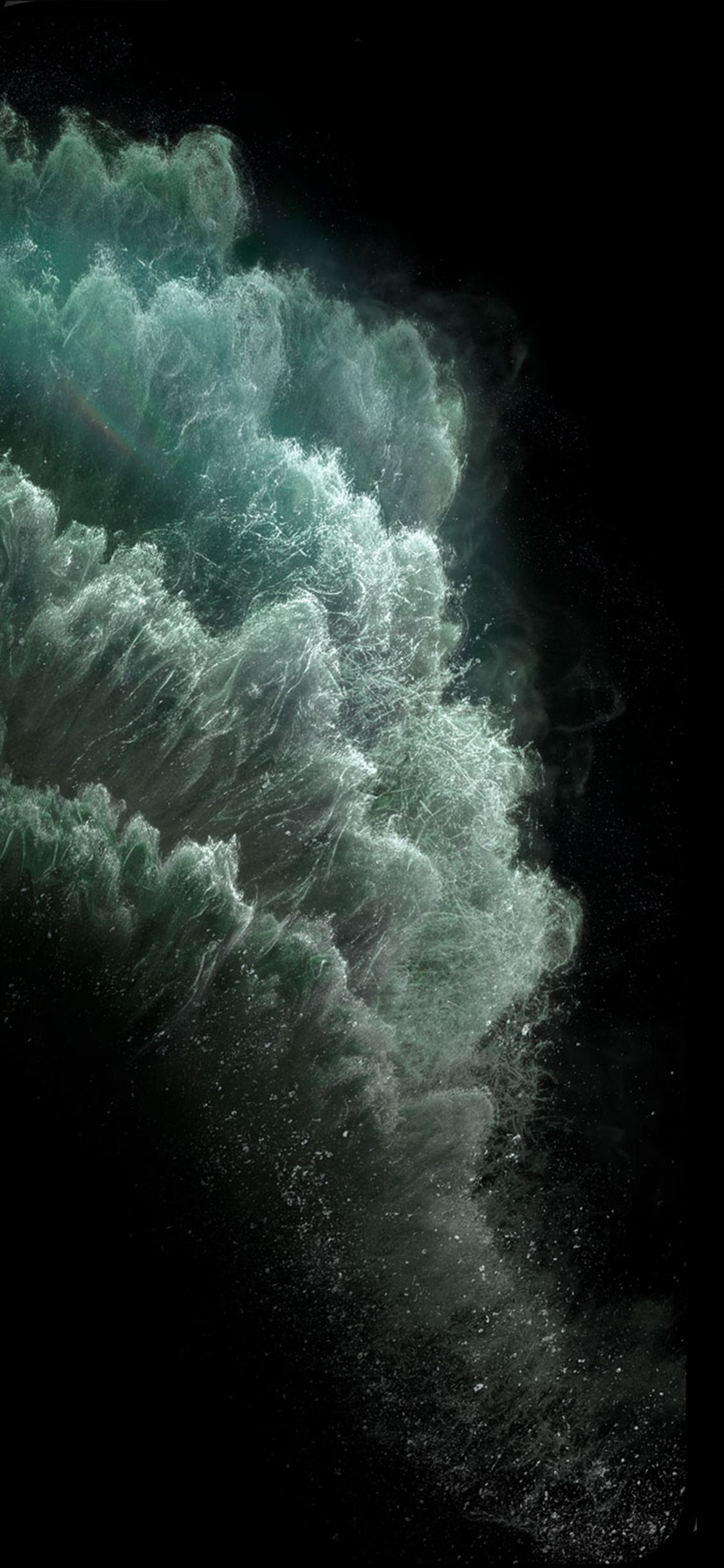 Emerald Ocean Swirl - apple wallpaper for StockWalls
