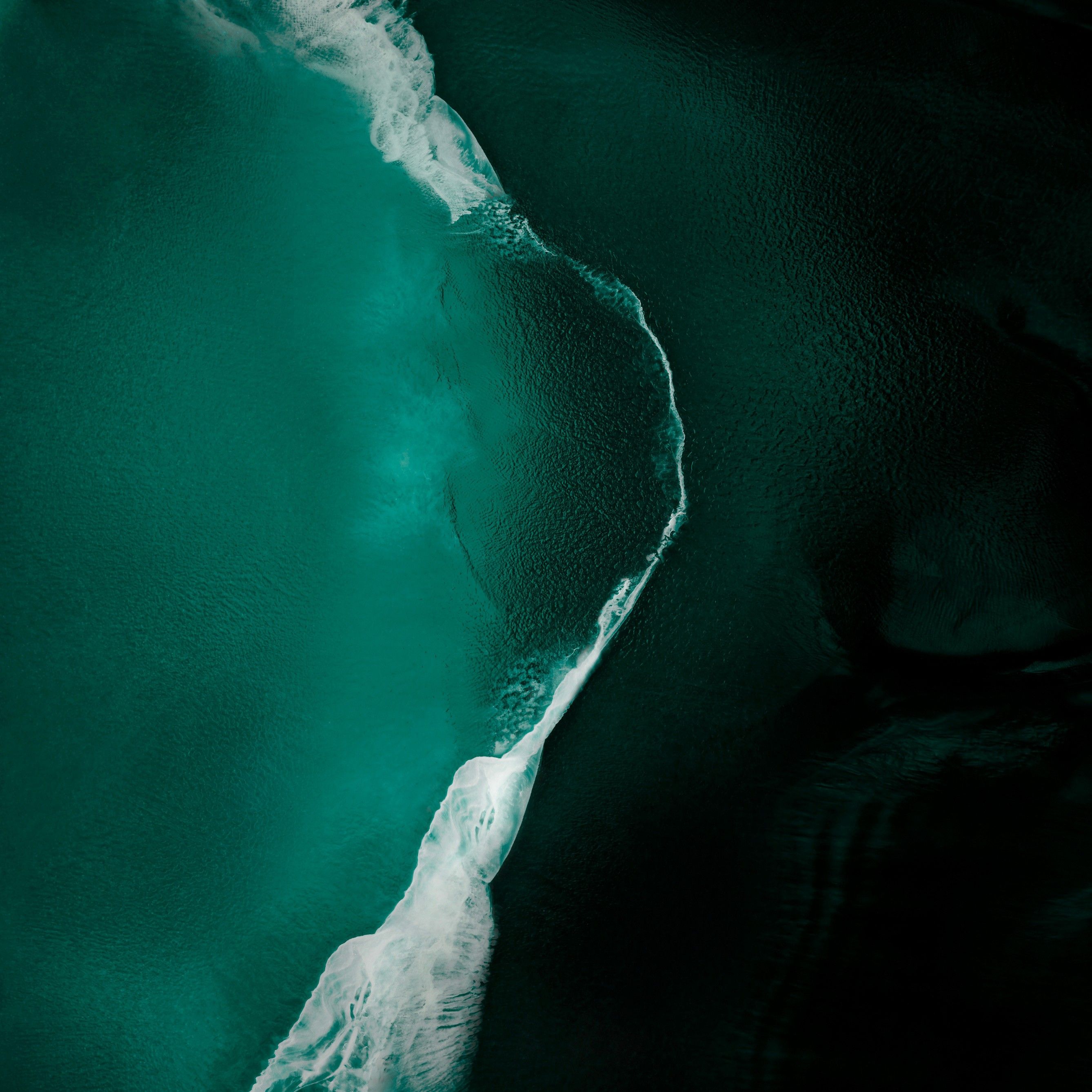 Emerald Wave Aerial - huawei wallpaper for StockWalls