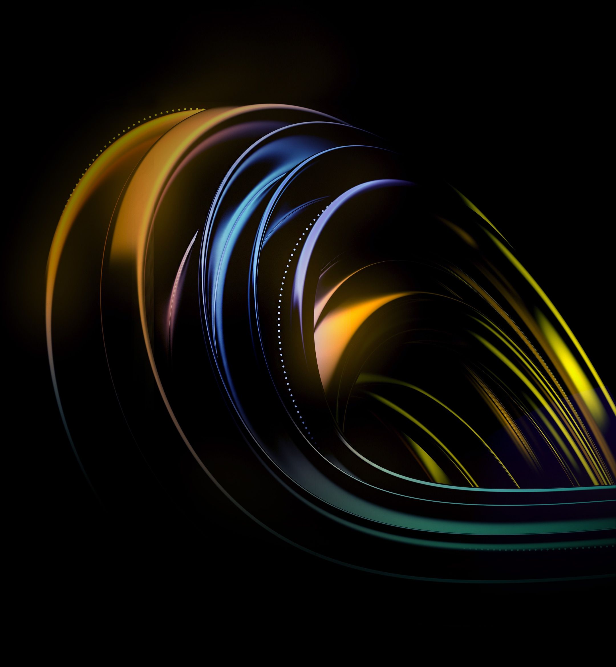 Flowing Abstract Ribbons - huawei wallpaper for StockWalls