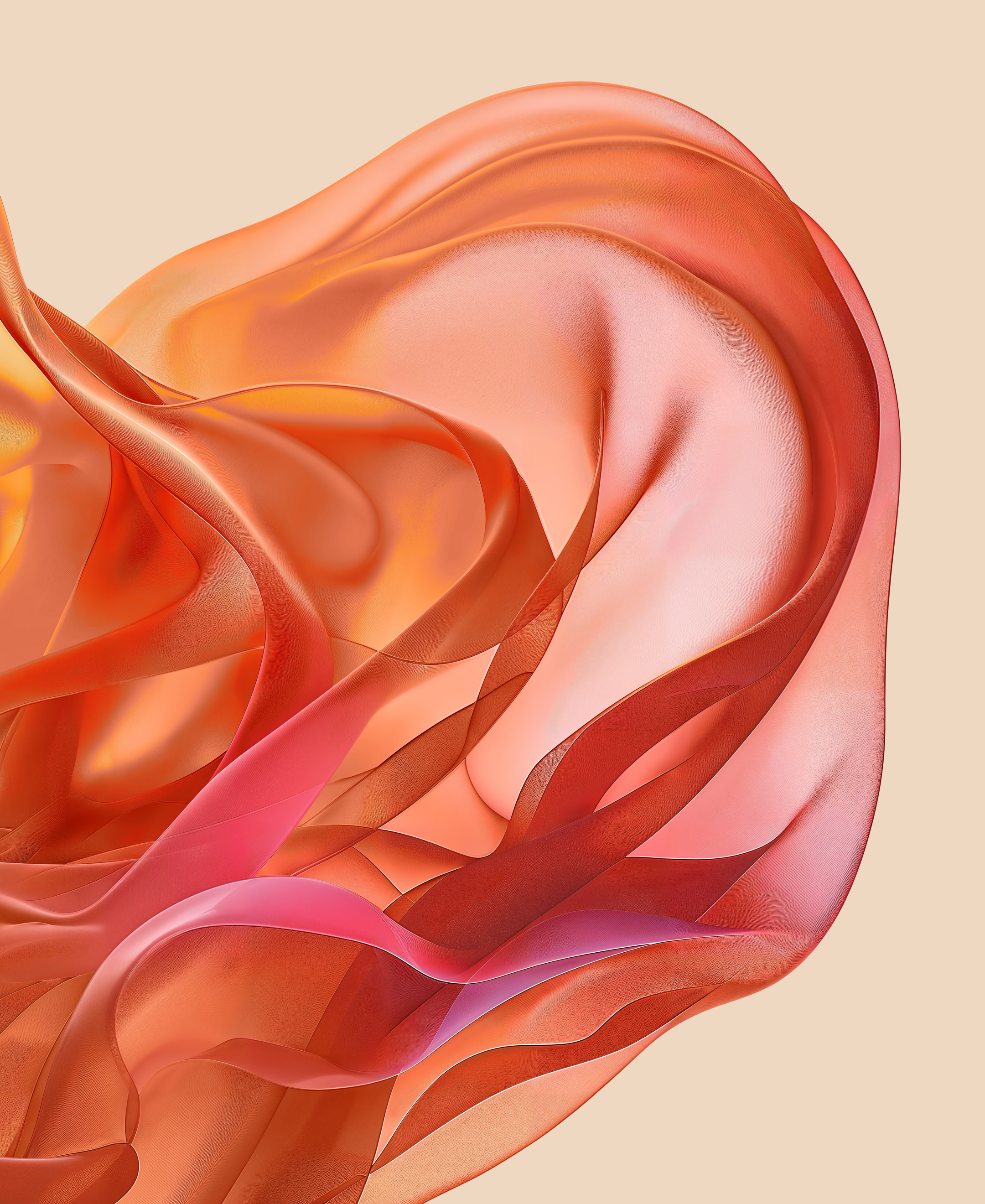 Flowing Coral Abstract Design - motorola wallpaper for StockWalls