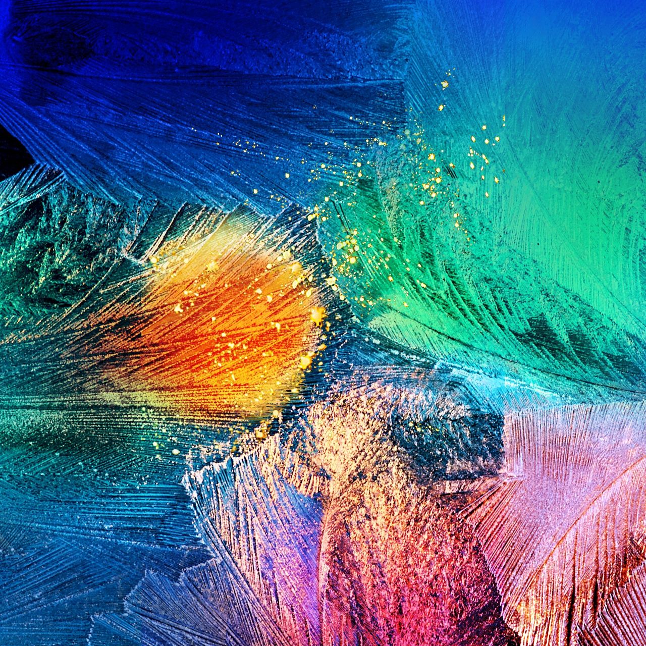 Frozen Crystal Bloom - samsung wallpaper for StockWalls