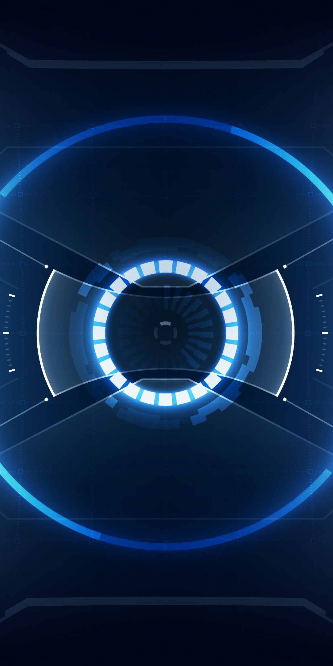 Futuristic Blue HUD - asus wallpaper for StockWalls