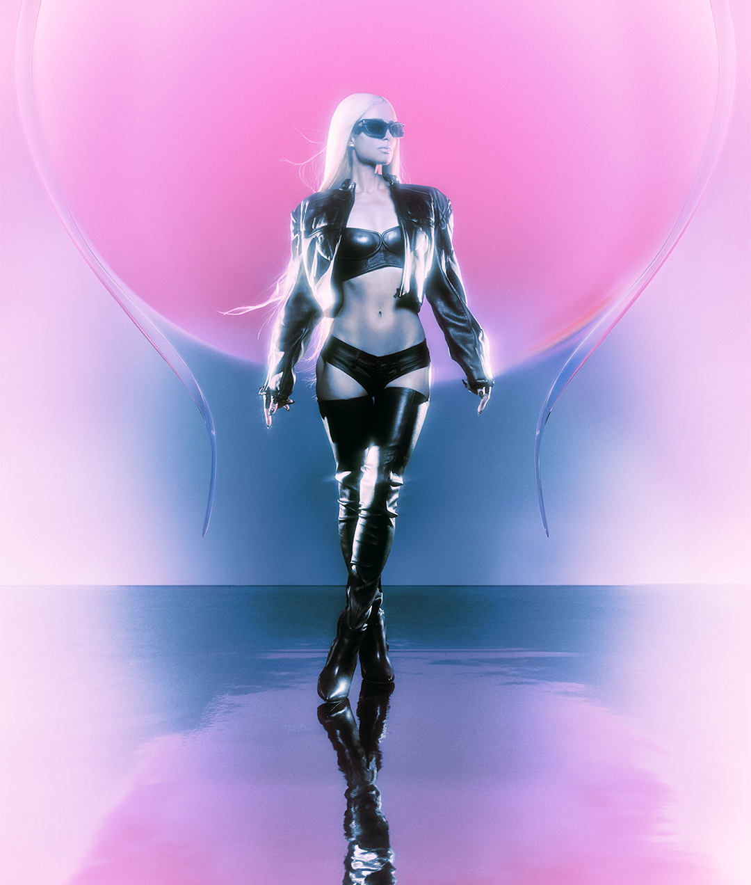 Futuristic Fashion Model Portrait - motorola wallpaper for StockWalls
