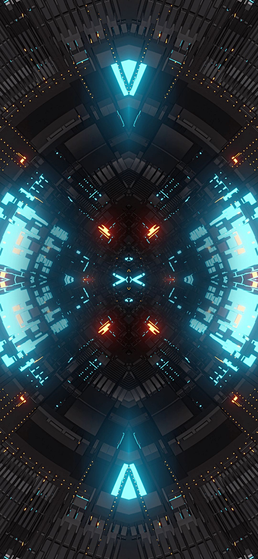 Futuristic Geometric Tunnel - asus wallpaper for StockWalls
