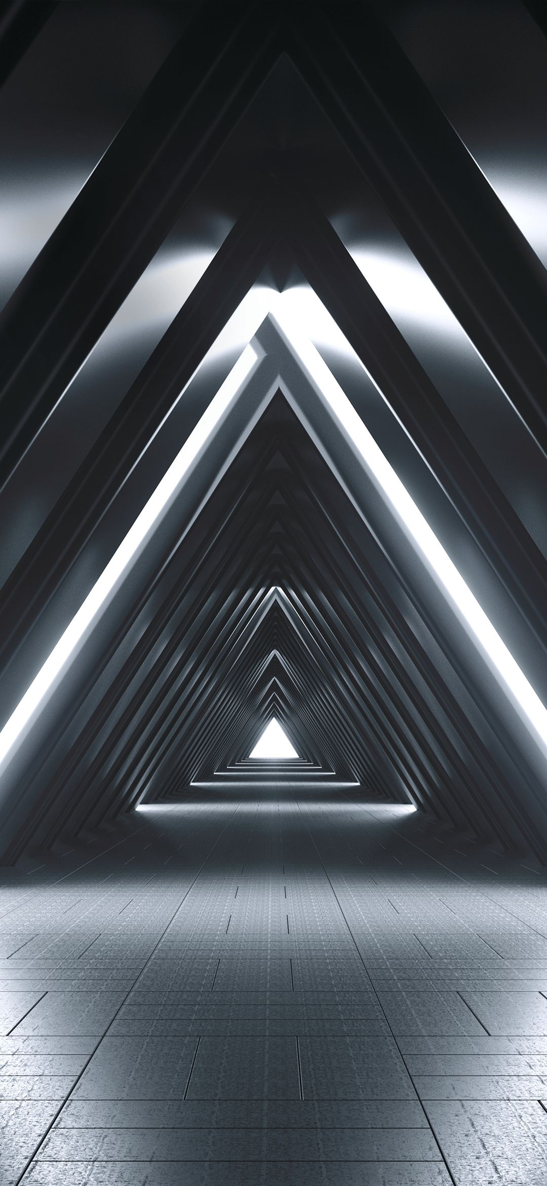 Futuristic Triangle Tunnel - asus wallpaper for StockWalls