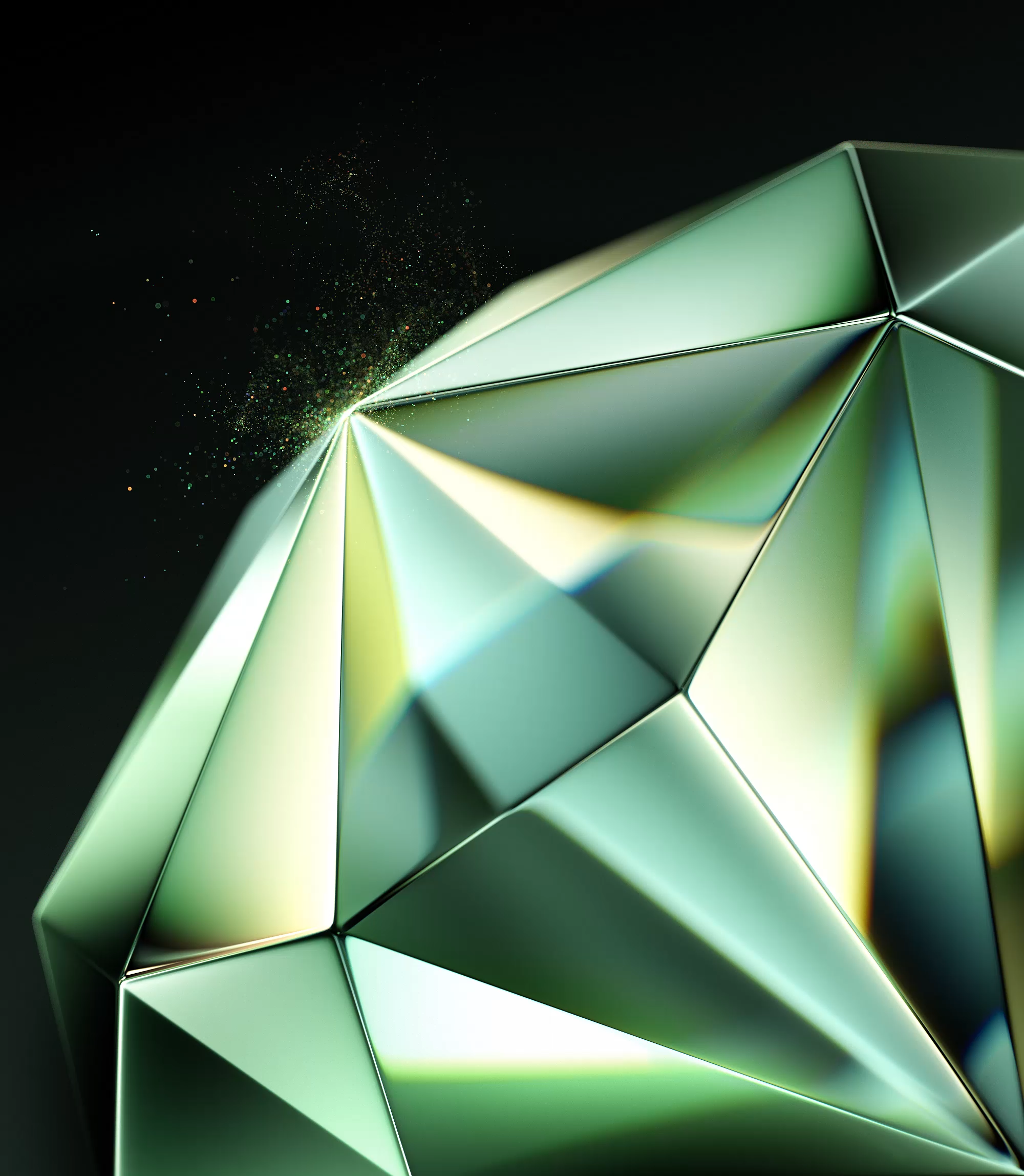 Geometric Crystal Abstract - tecno wallpaper for StockWalls