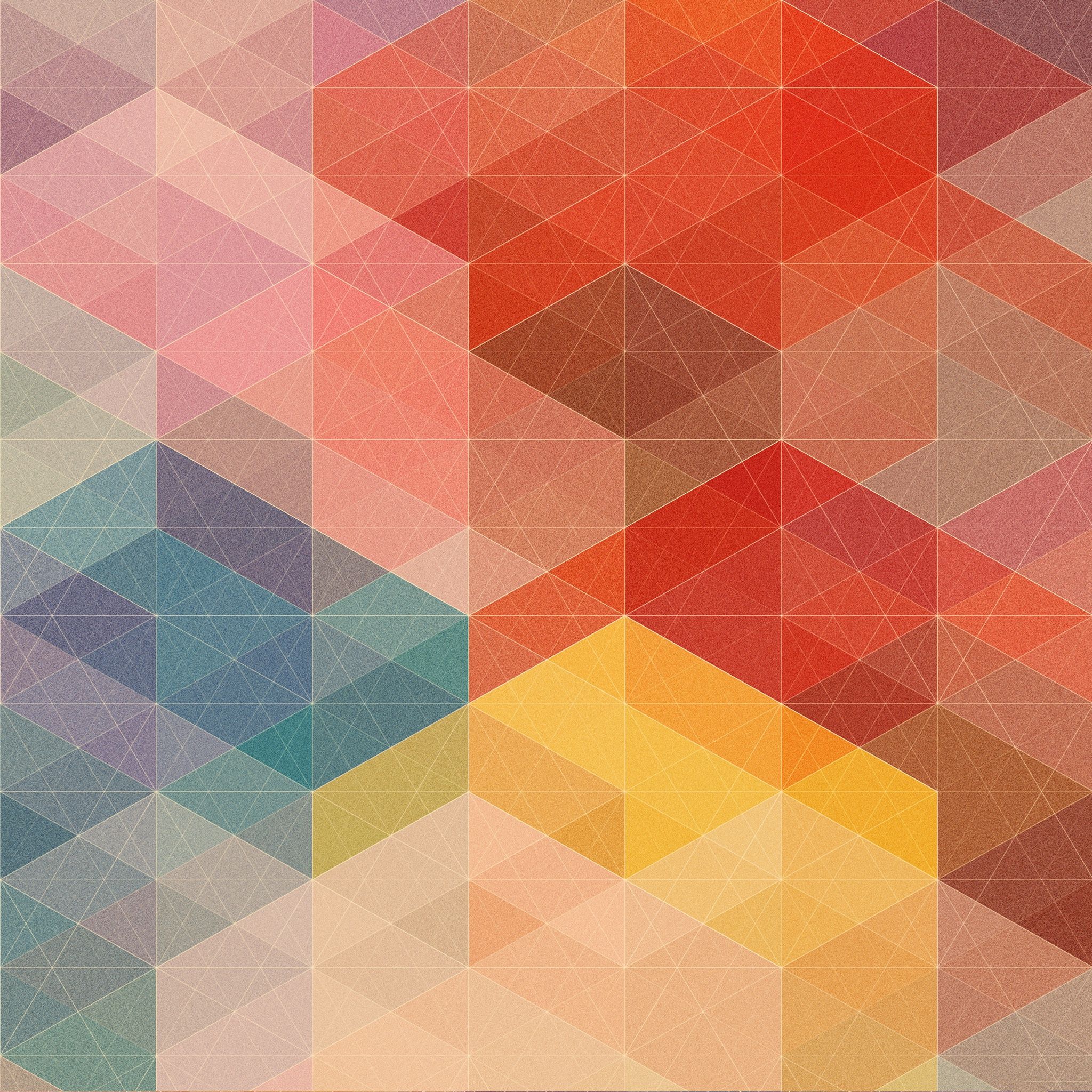 Geometric Gradient Triangles - apple wallpaper for StockWalls