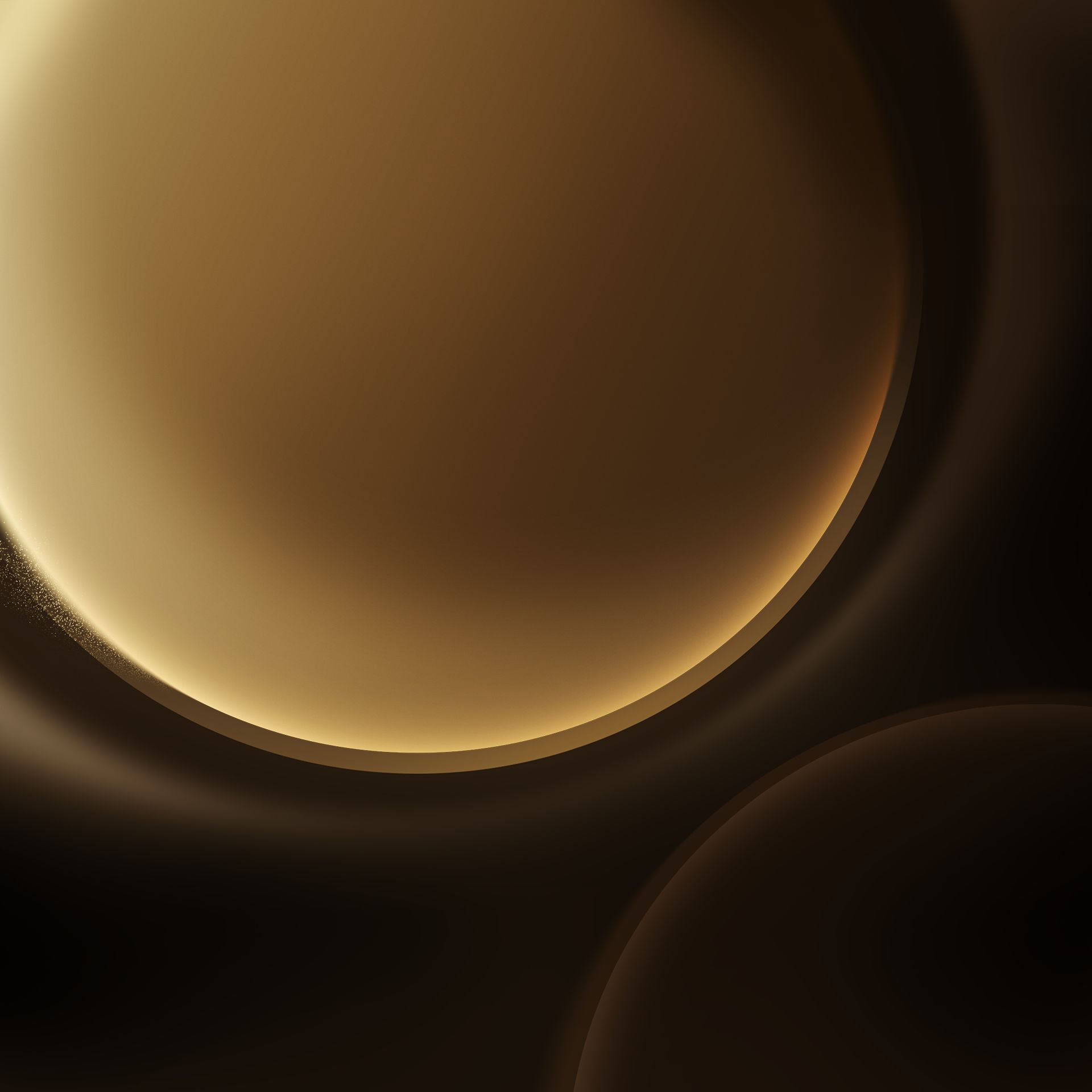 Golden Abstract Spheres - samsung wallpaper for StockWalls