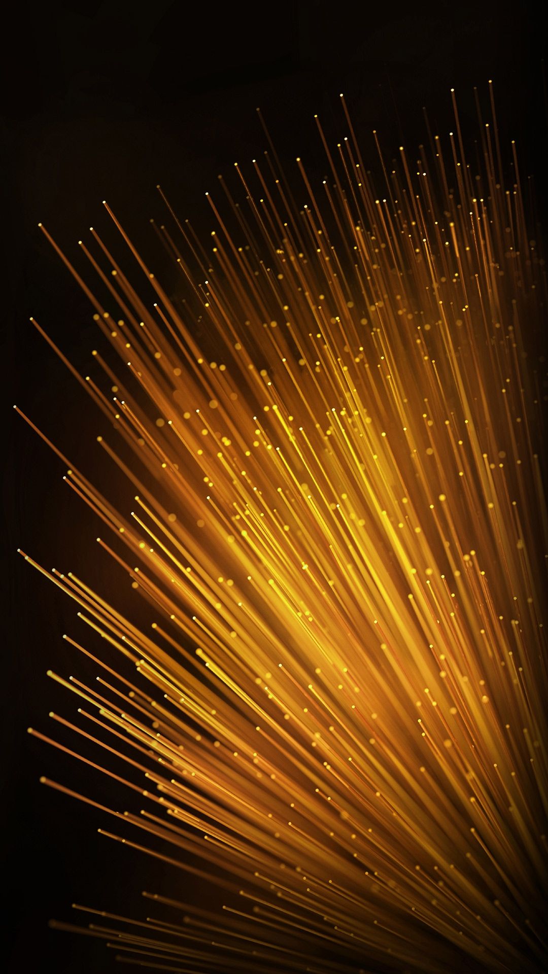 Golden Fiber Optic Burst - xiaomi wallpaper for StockWalls