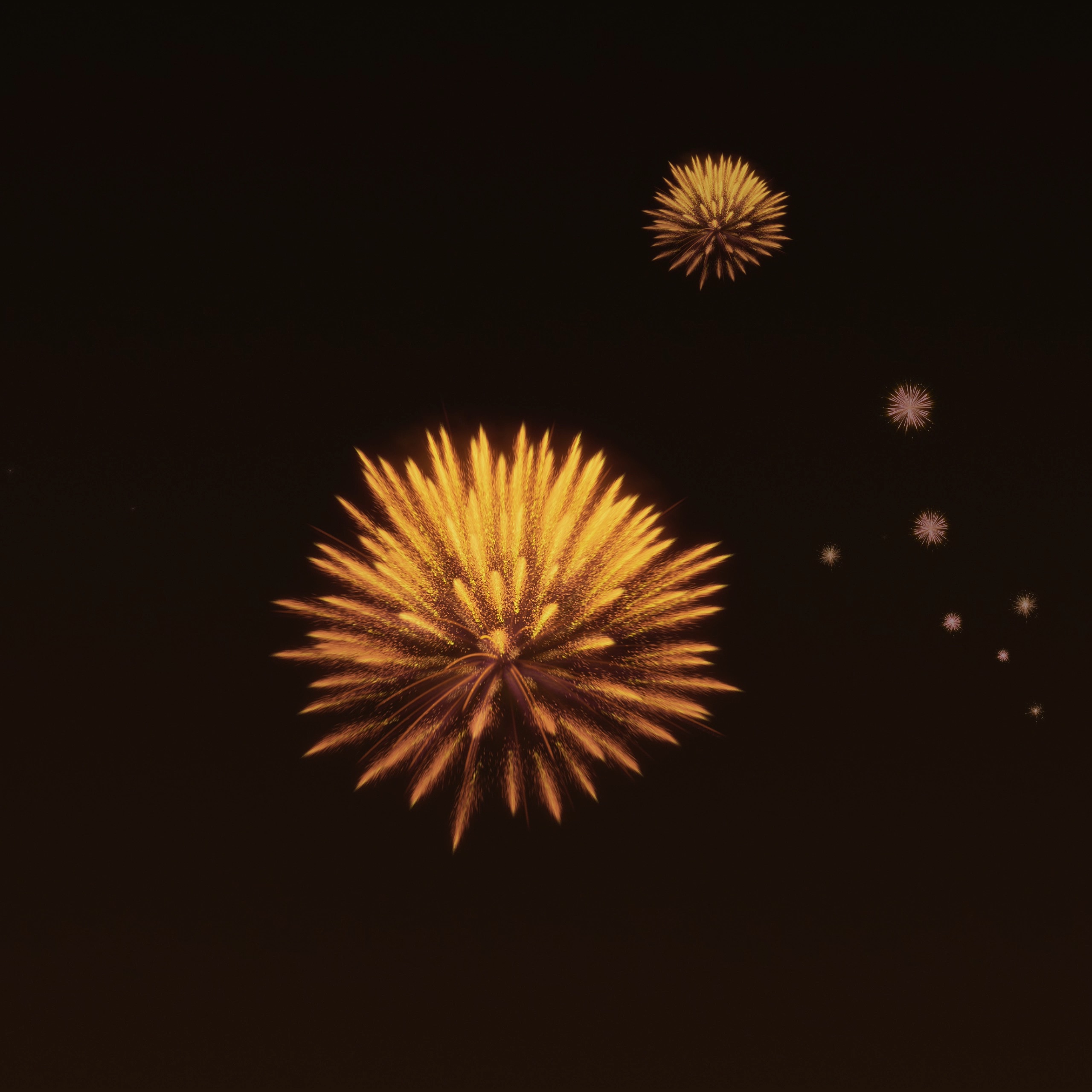 Golden Firework Burst Wallpaper - vivo wallpaper for StockWalls