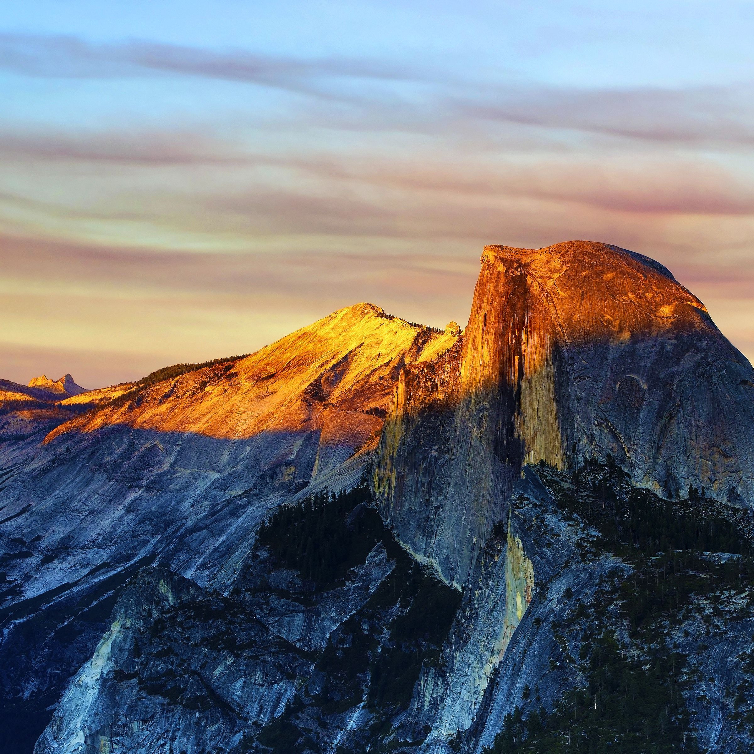 Golden Hour Yosemite Peaks - asus wallpaper for StockWalls