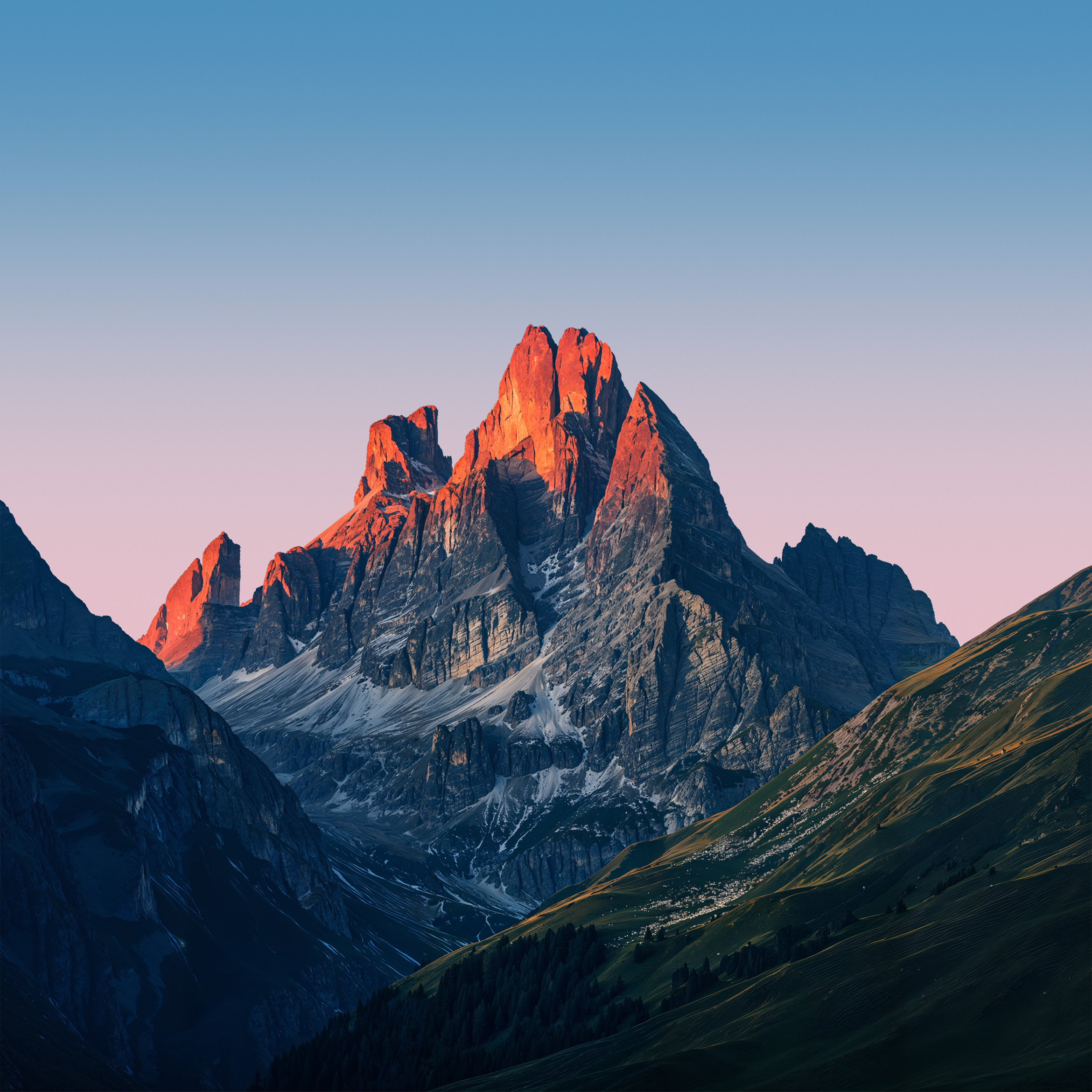 Golden Mountain Peaks - oneplus wallpaper for StockWalls