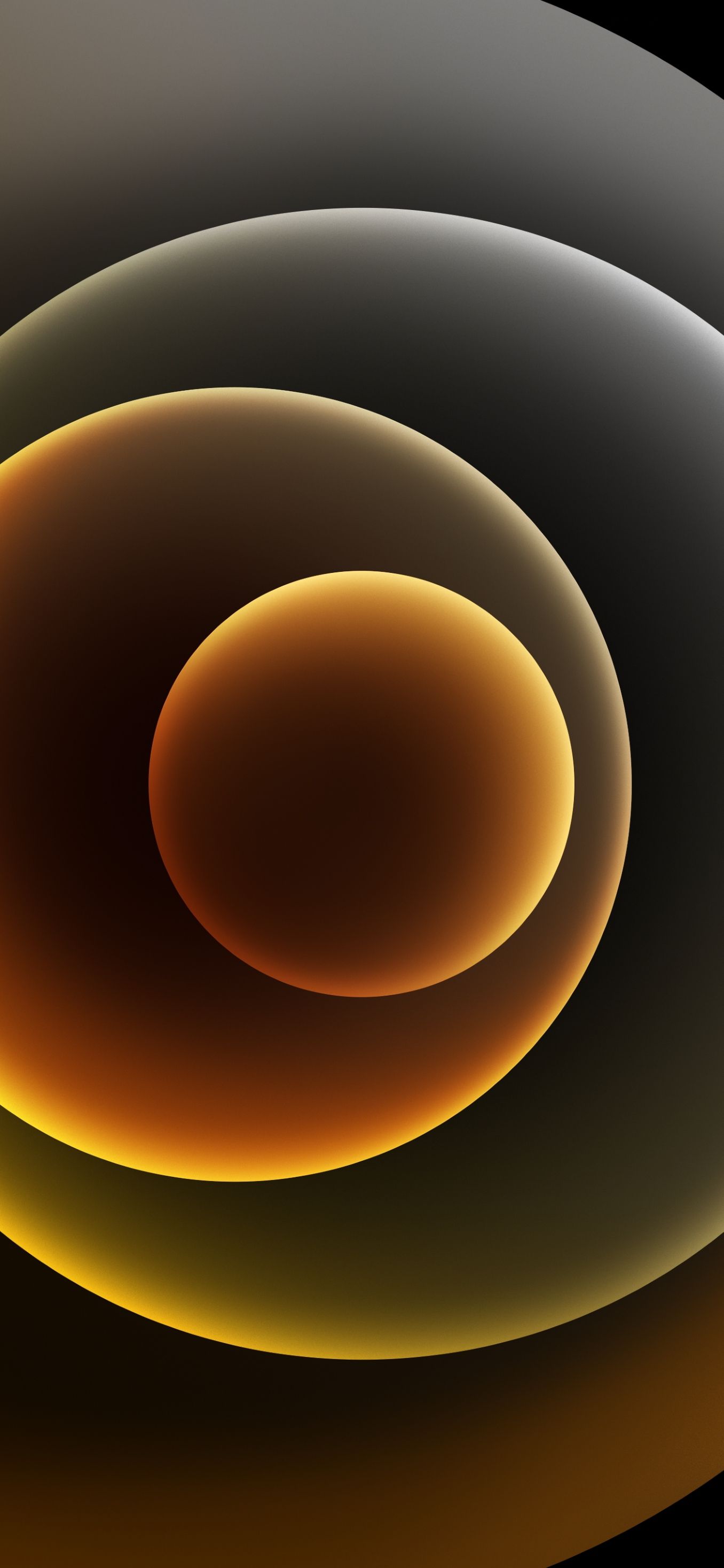 Golden Orb Abstract - apple wallpaper for StockWalls