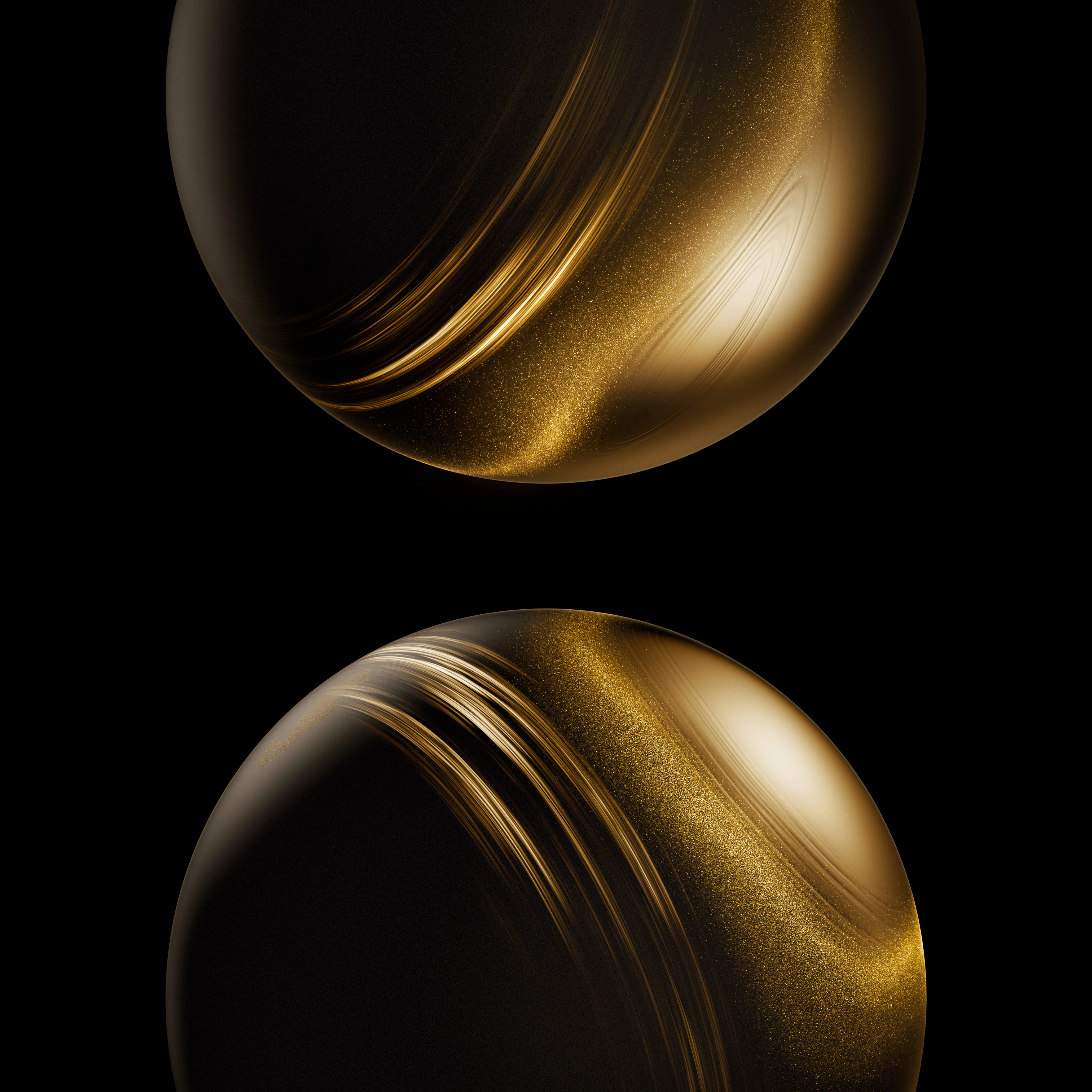 Golden Orb Huawei MateBook Wallpaper - huawei wallpaper for StockWalls