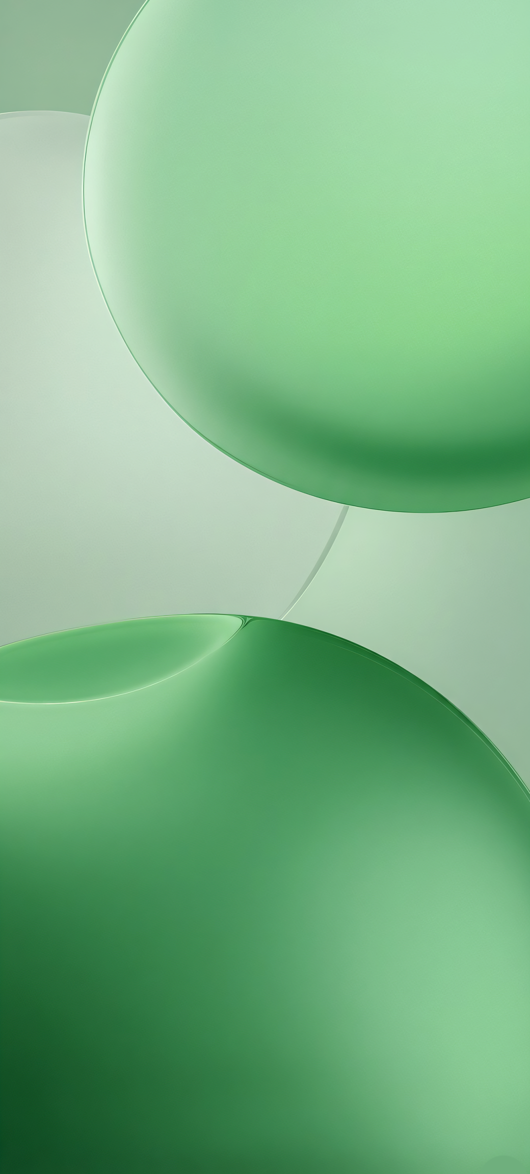 Green Abstract Spheres - realme wallpaper for StockWalls