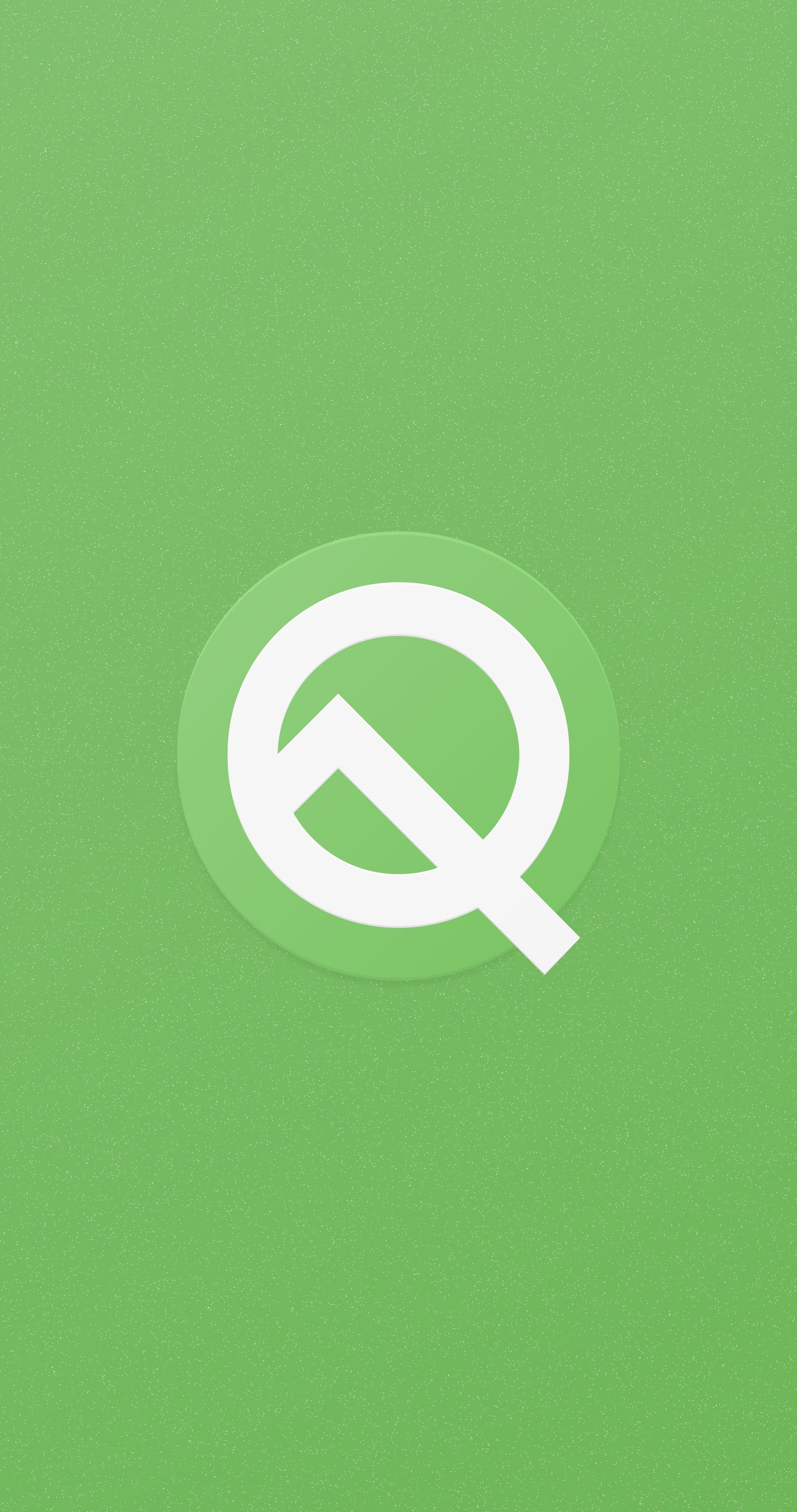 Green Q Logo - android os wallpaper for StockWalls