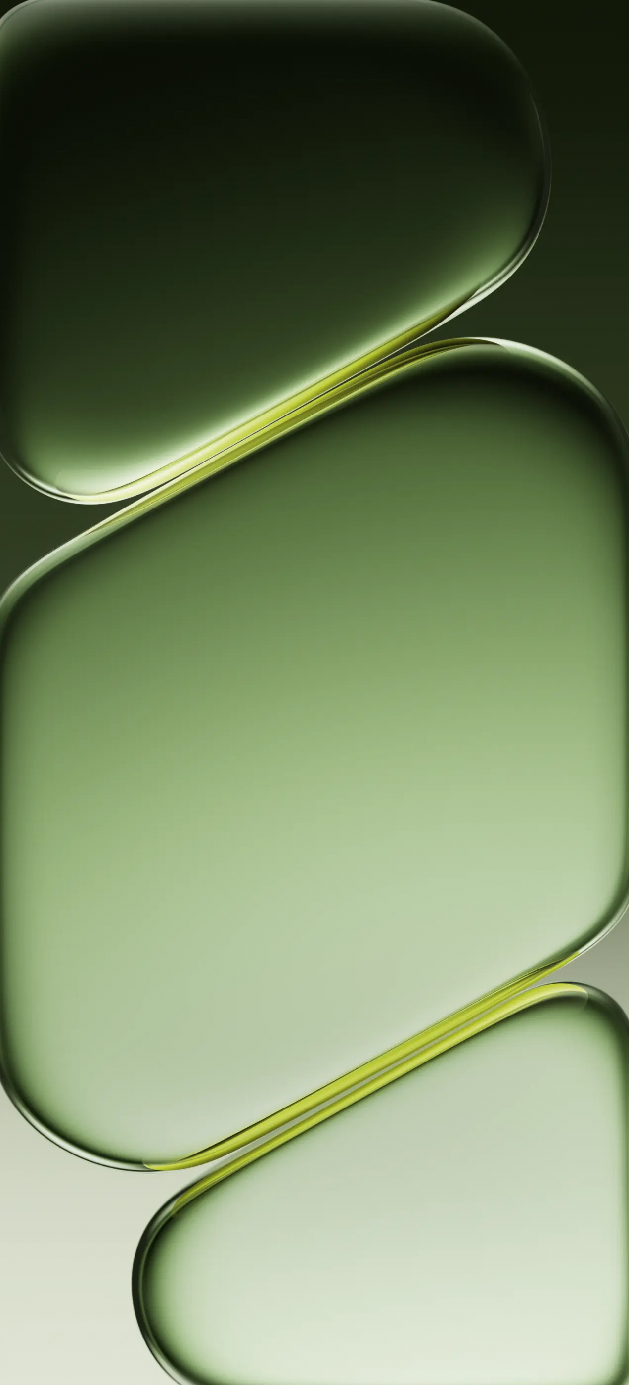 Green Smooth Shapes - oneplus wallpaper for StockWalls