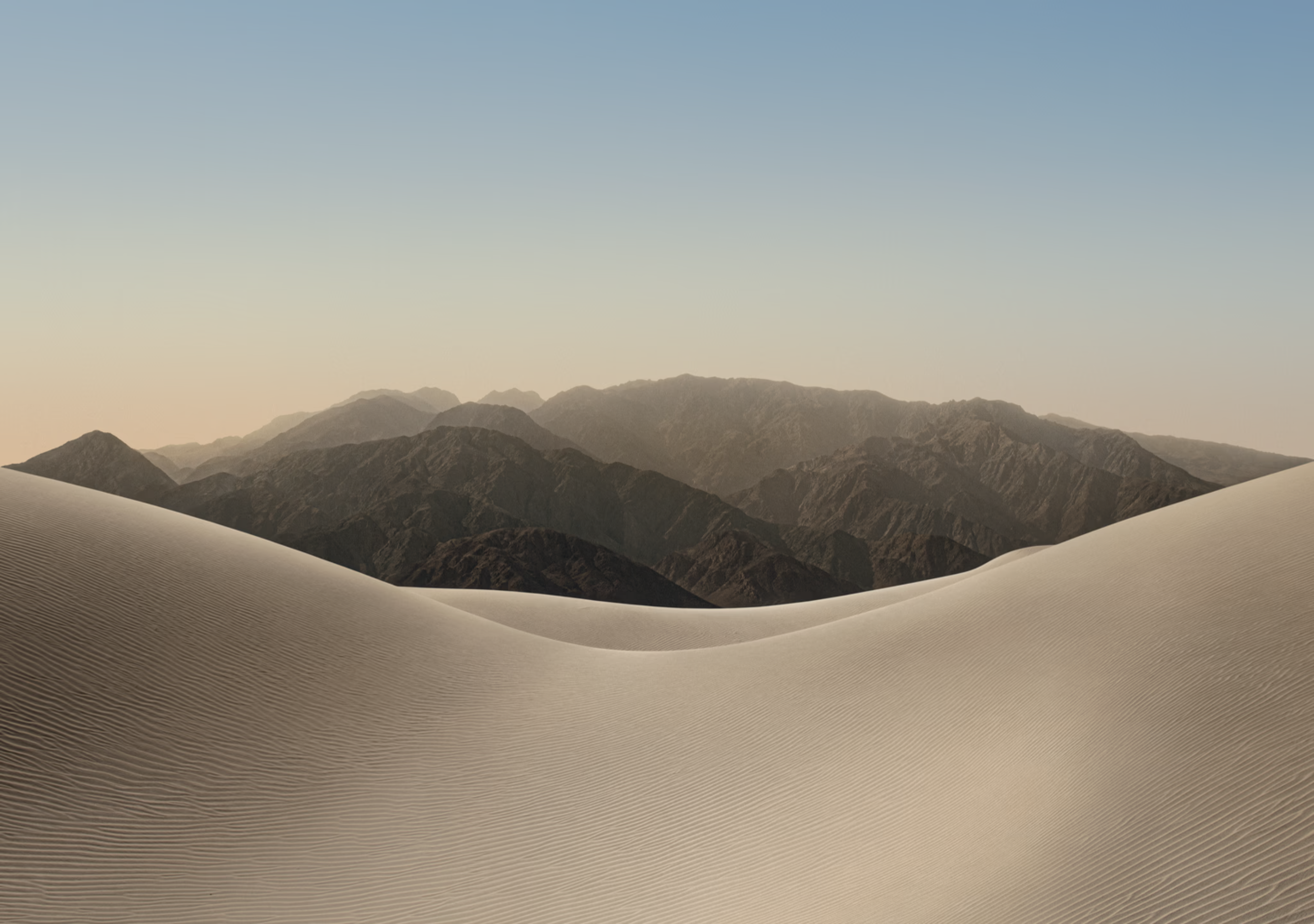 Serene Desert Mountain Landscape - apple wallpaper for StockWalls