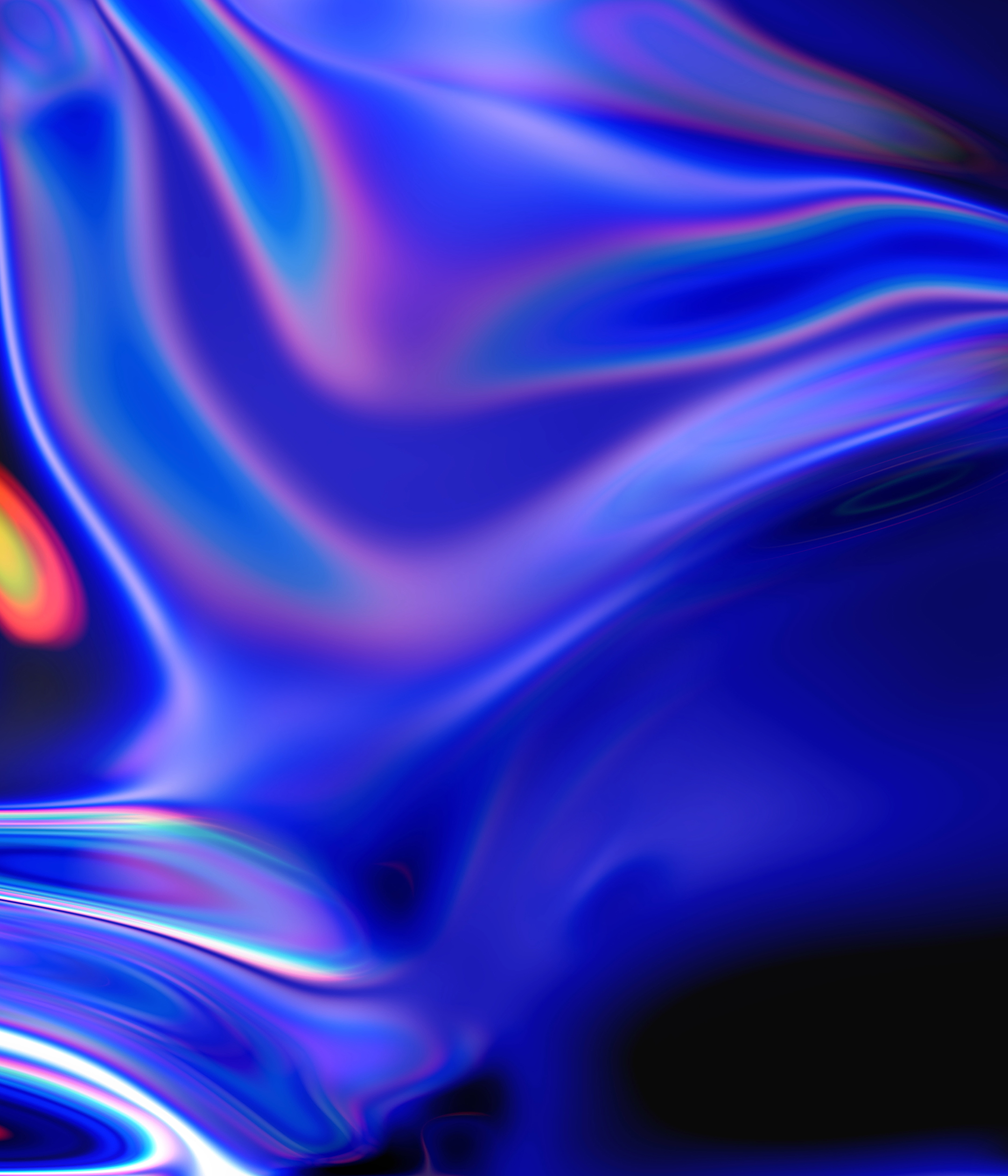 Iridescent Blue Abstract Flow - motorola wallpaper for StockWalls