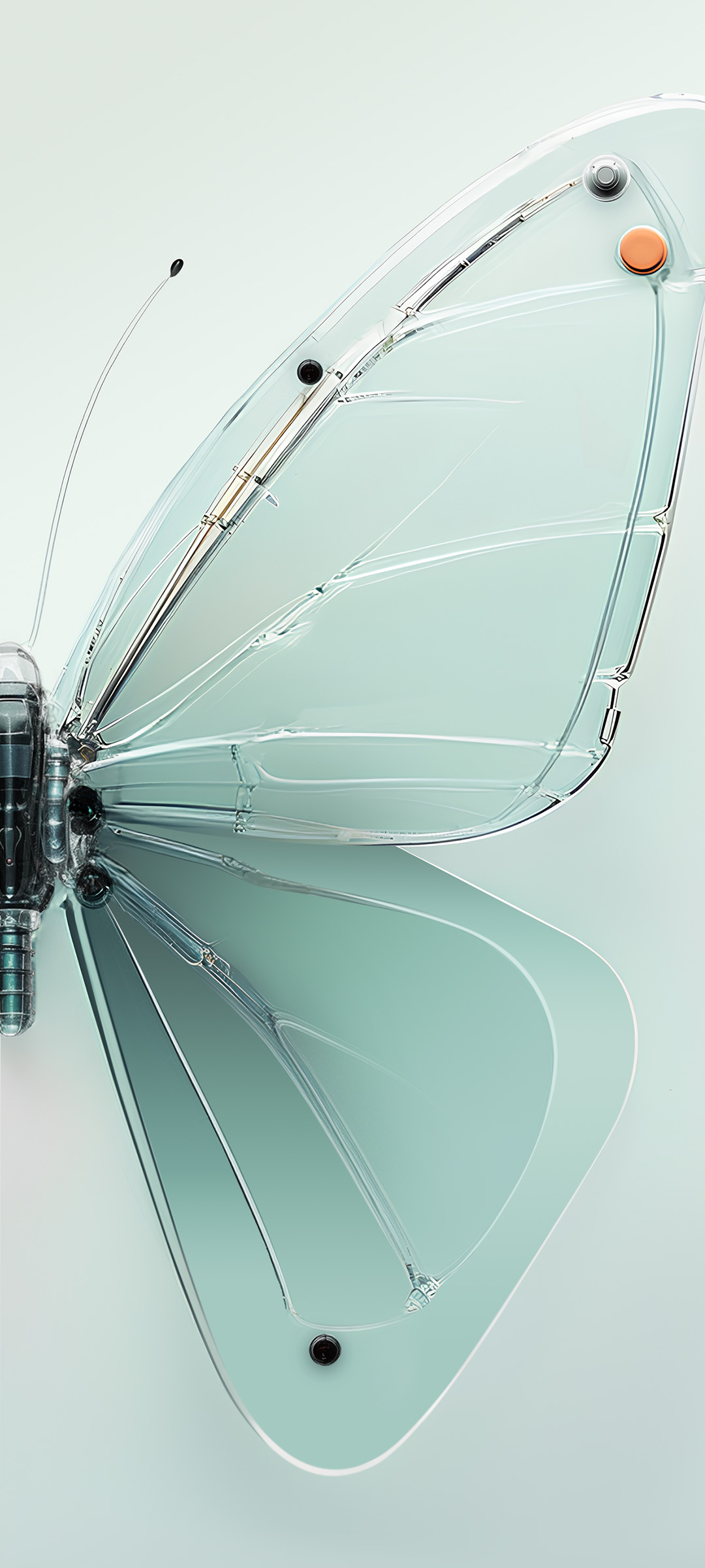 Mechanical Butterfly Wing Detail - tecno wallpaper for StockWalls