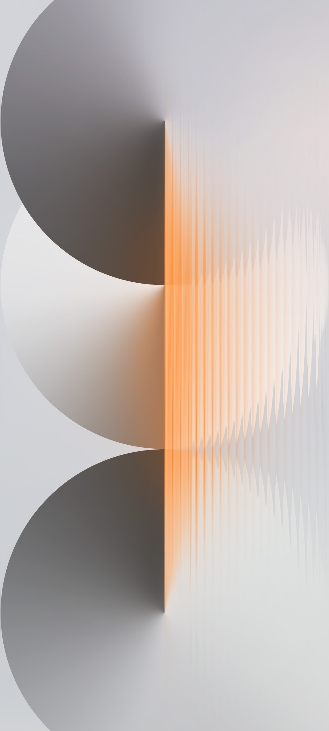 Minimal Orange Waveform - tecno wallpaper for StockWalls