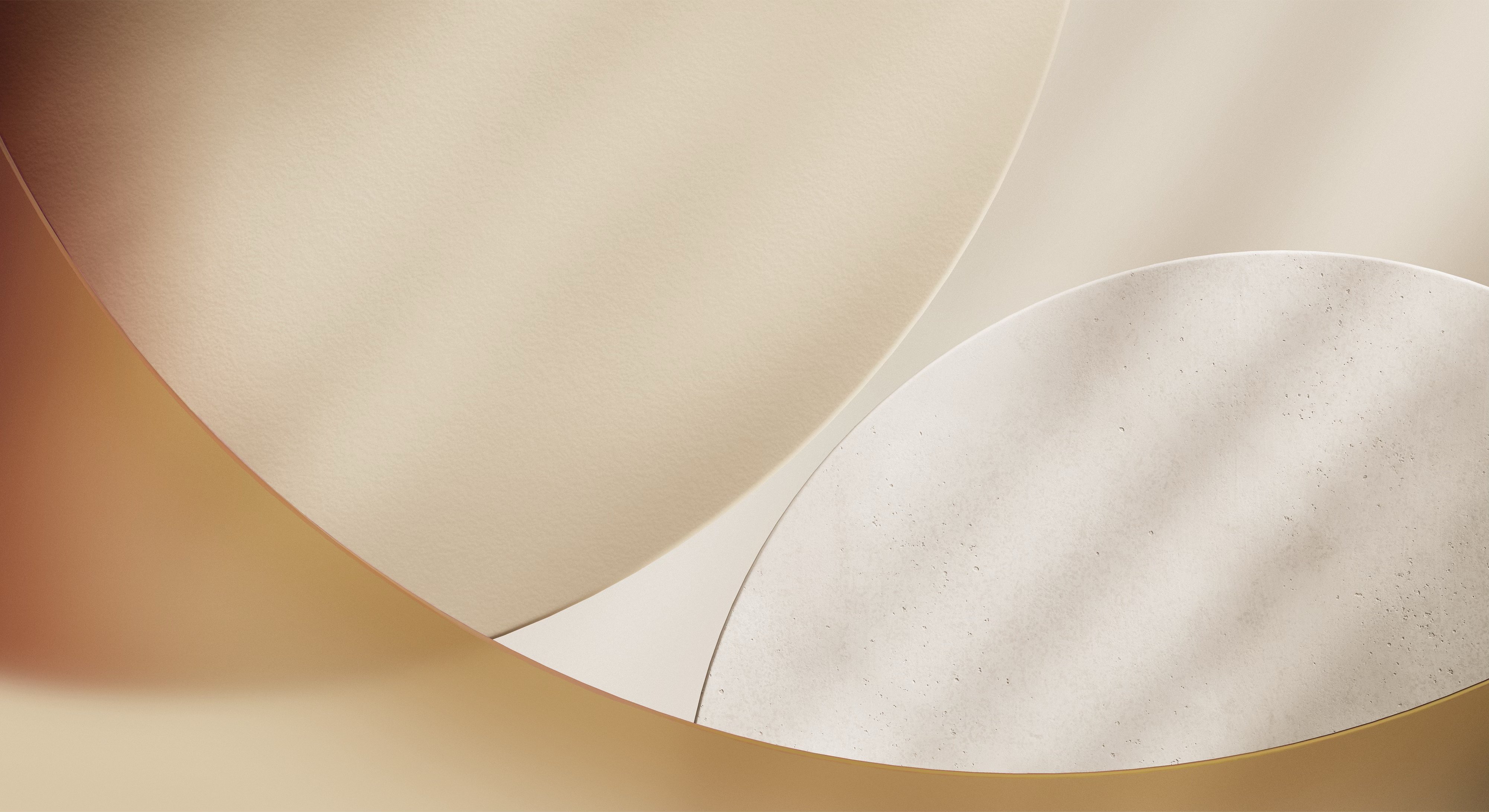 Minimalist Beige Curves - apple wallpaper for Tablet