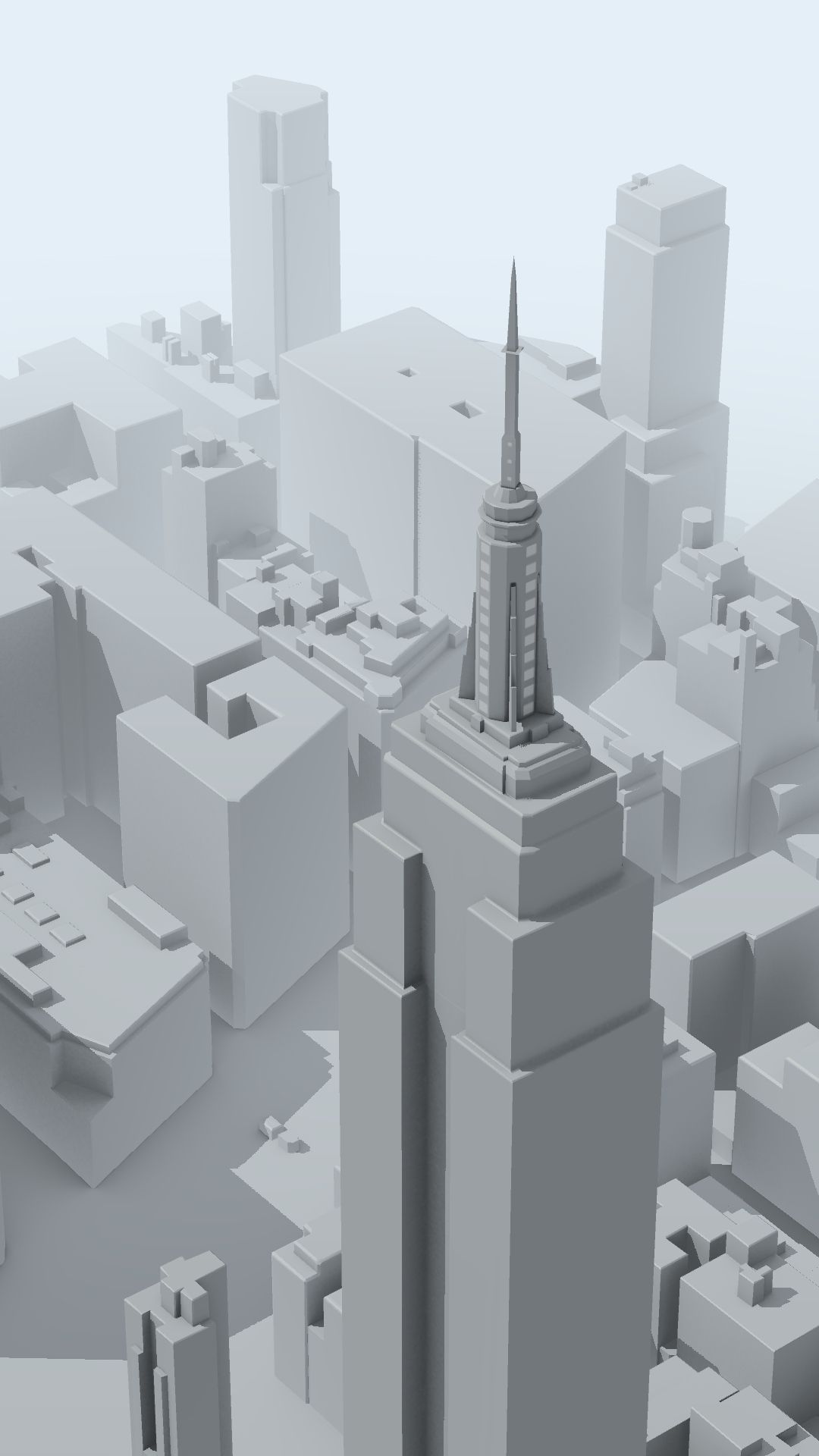 Monochromatic Cityscape View - android os wallpaper for StockWalls