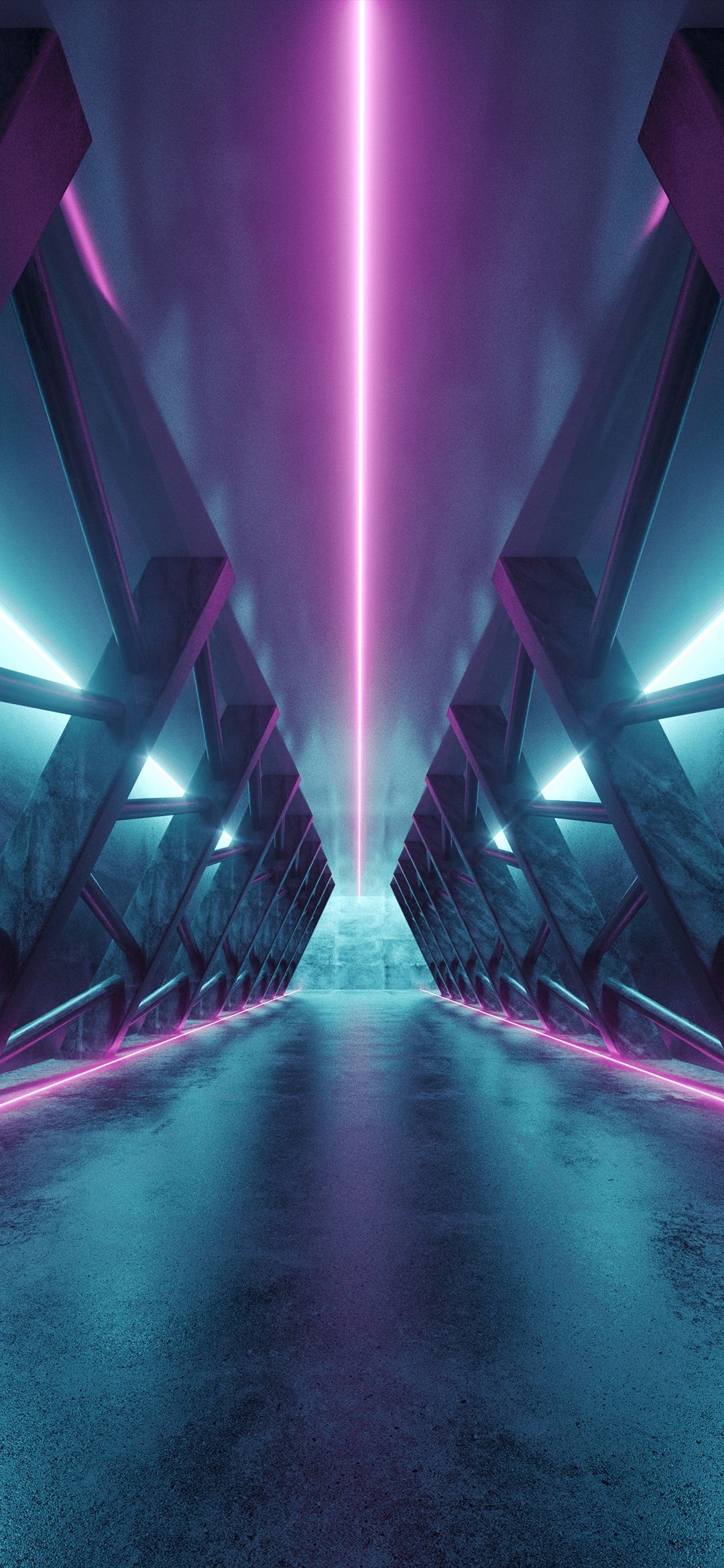 Neon Future Tunnel - asus wallpaper for StockWalls