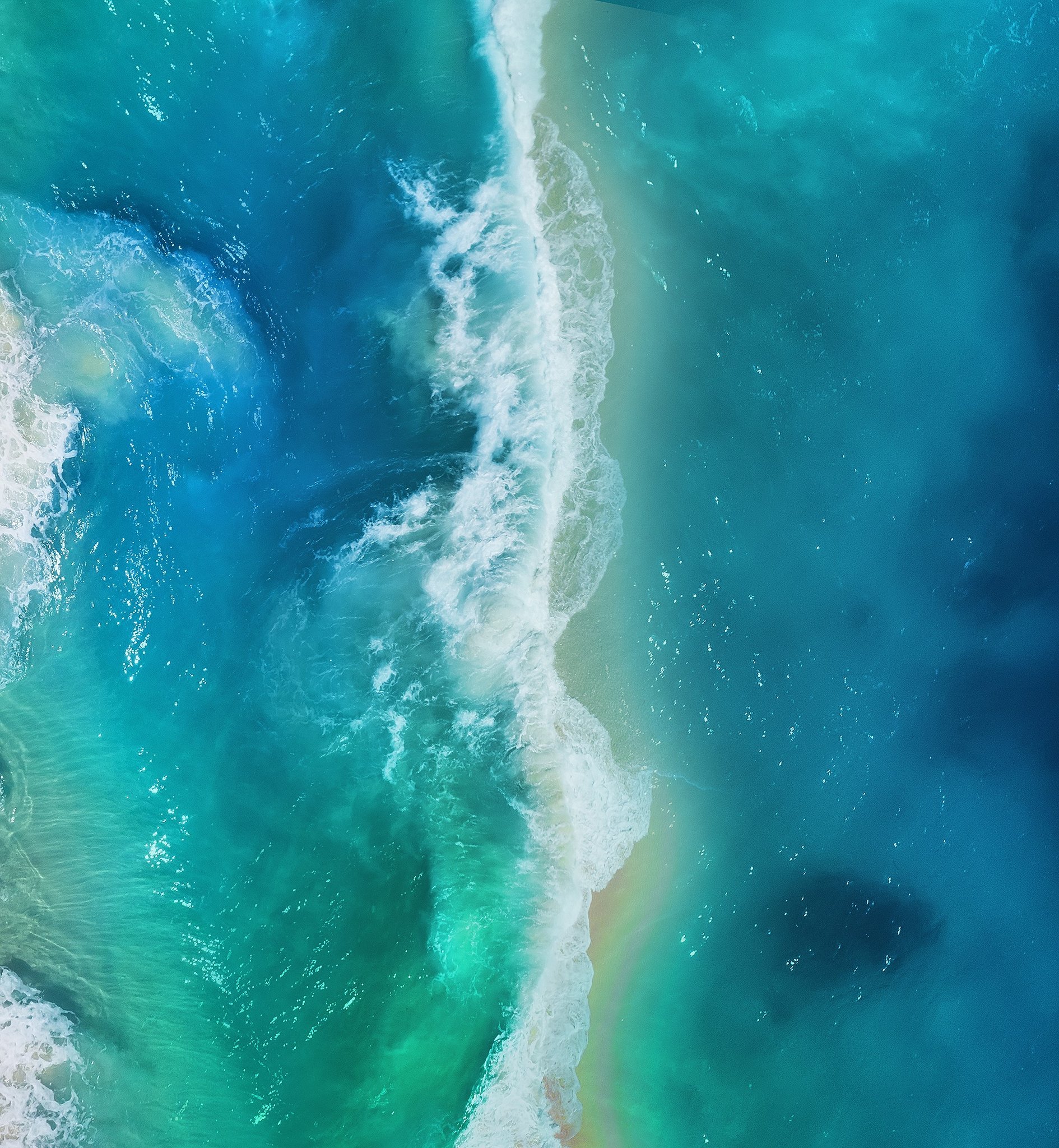 Ocean Wave Aerial View - motorola wallpaper for StockWalls