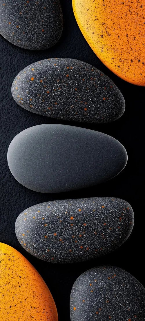 Colorful Speckled Zen Stones - Related OpersCraft wallpaper