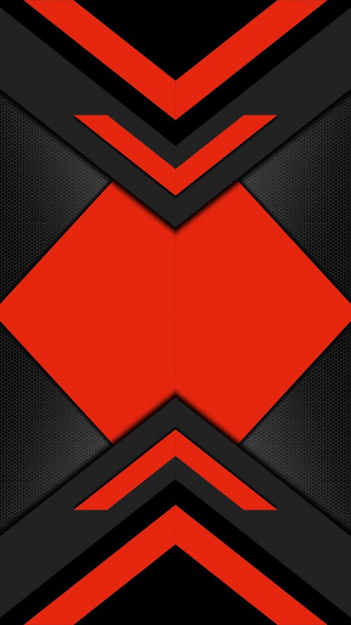Red and Black Geometry - Related OpersCraft wallpaper