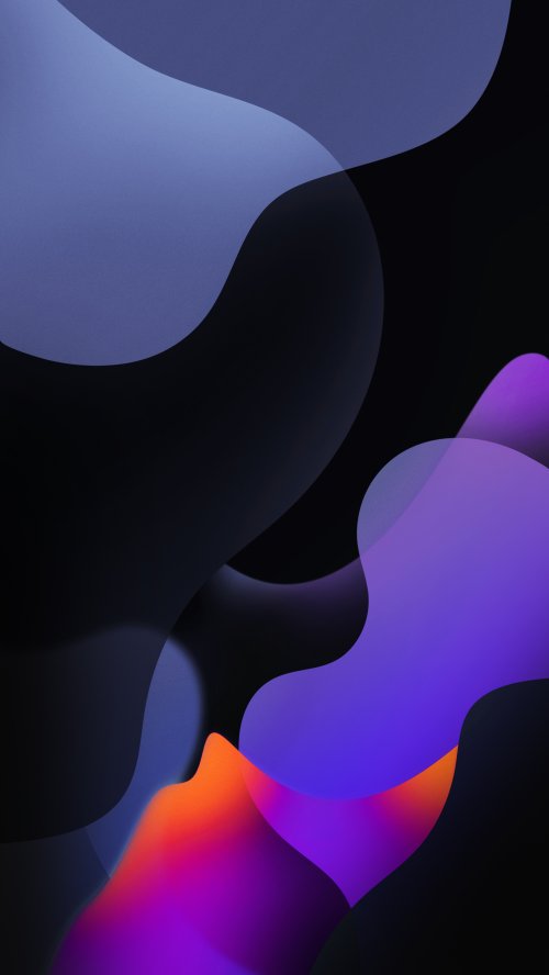 Abstract Purple Liquid Shapes - abstract Wallpaper