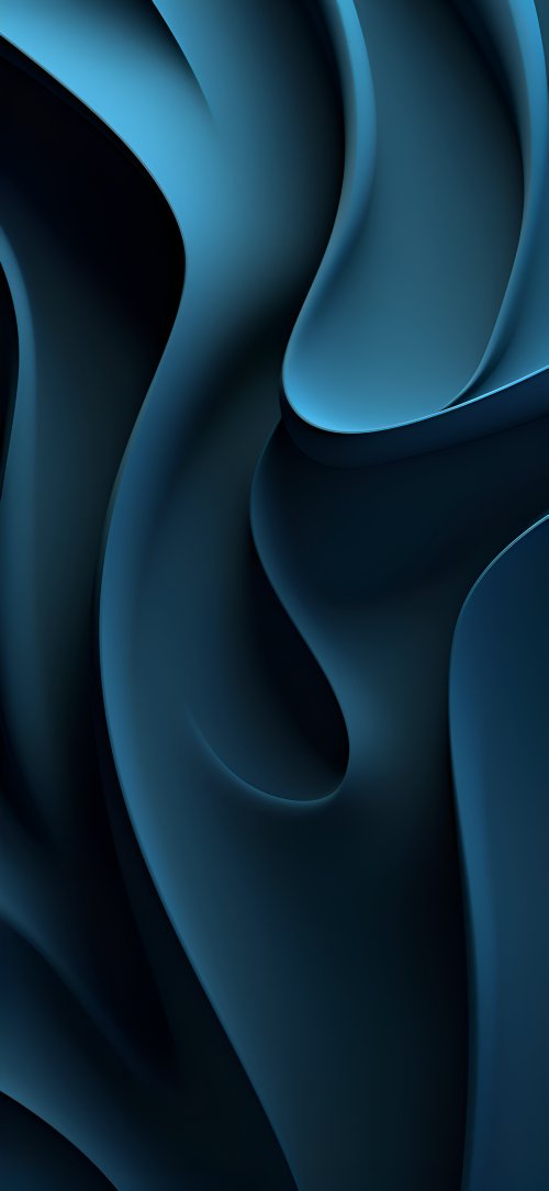 Smooth Blue Abstract Waves - Related Darkify wallpaper
