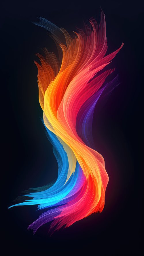 Vibrant Abstract Color Flow - Related StockWalls wallpaper