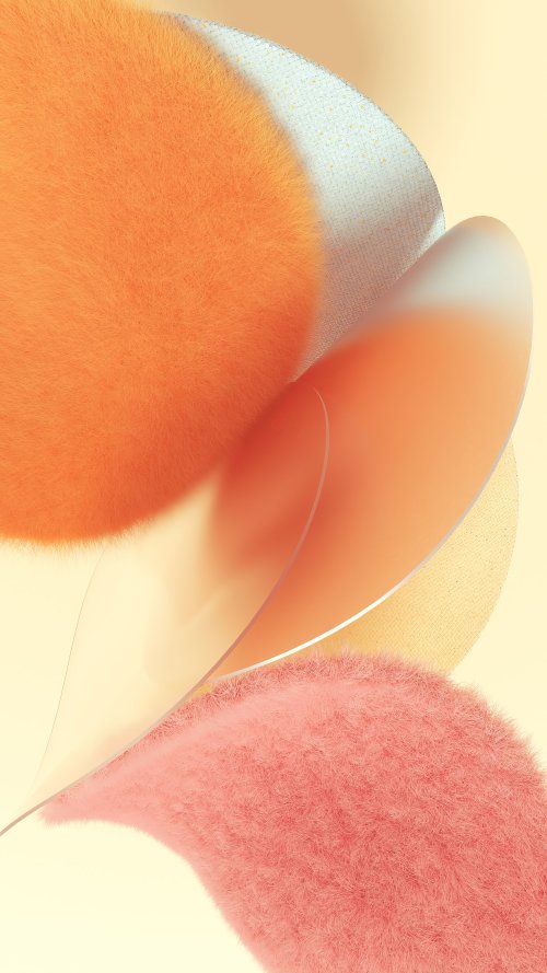 Soft Abstract Fur Shapes - Related StockWalls wallpaper