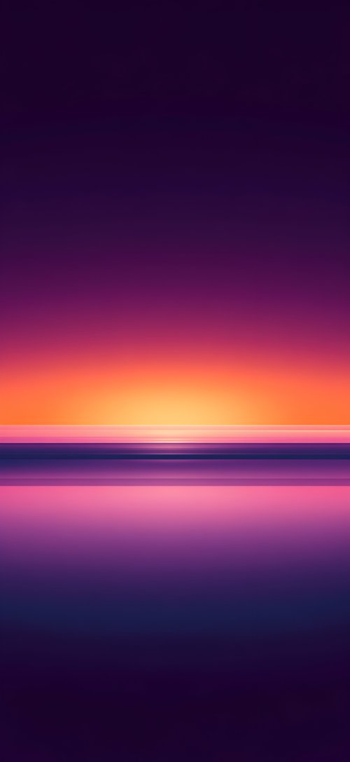 Minimalist Purple Horizon Sunset - Related StockWalls wallpaper