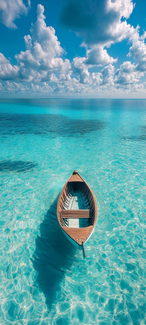 Wooden Boat on Water - boat Wallpaper