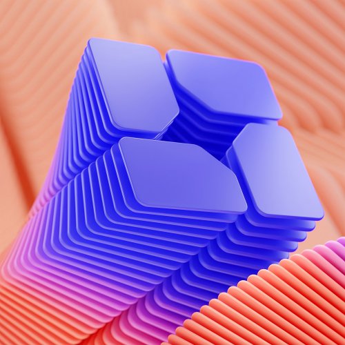 Abstract Purple Layered Blocks - Related Darkify wallpaper