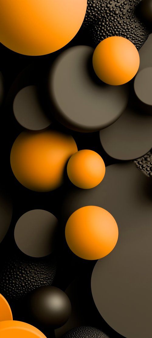 Orange and Black Spheres - Related OpersCraft wallpaper