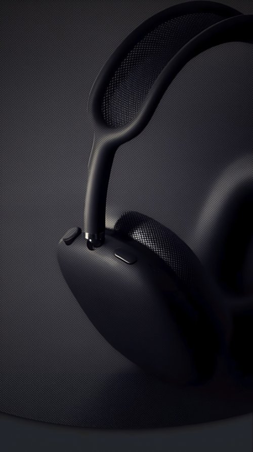 Sleek Black Headphones