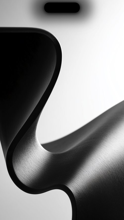 Minimal Abstract Black Curve - Related StockWalls wallpaper