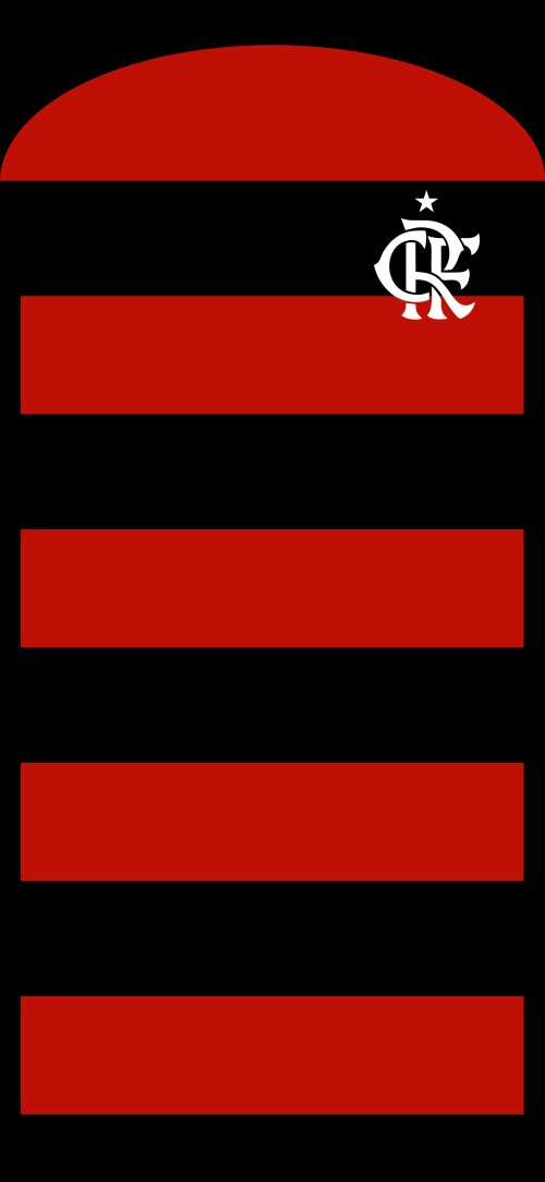 Flamengo Red Black Stripes - Related OpersCraft wallpaper