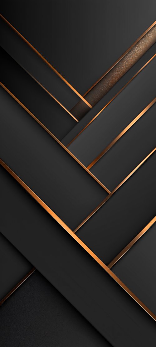 Elegant Gold Geometric Lines - geometric Wallpaper
