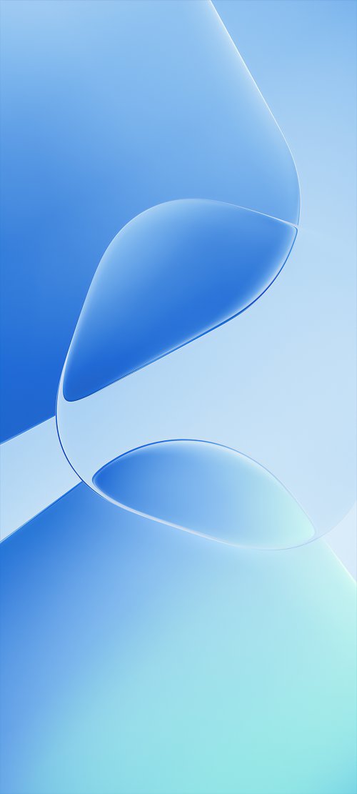 Smooth Blue Abstract Curves - Related StockWalls wallpaper