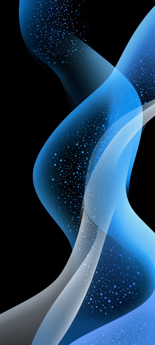 Blue Flowing Abstract Waves - Related Darkify wallpaper