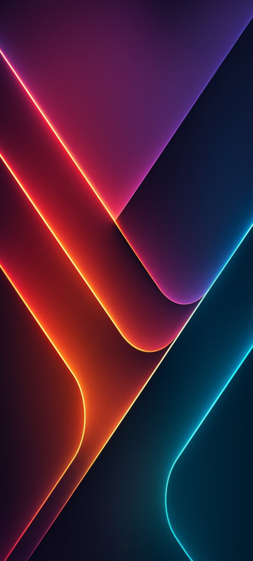 Neon Abstract Glowing Curves - Related StockWalls wallpaper