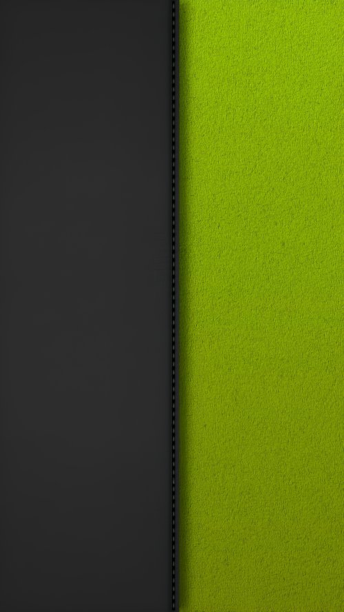 Minimalist Black Green Split - Related Darkify wallpaper