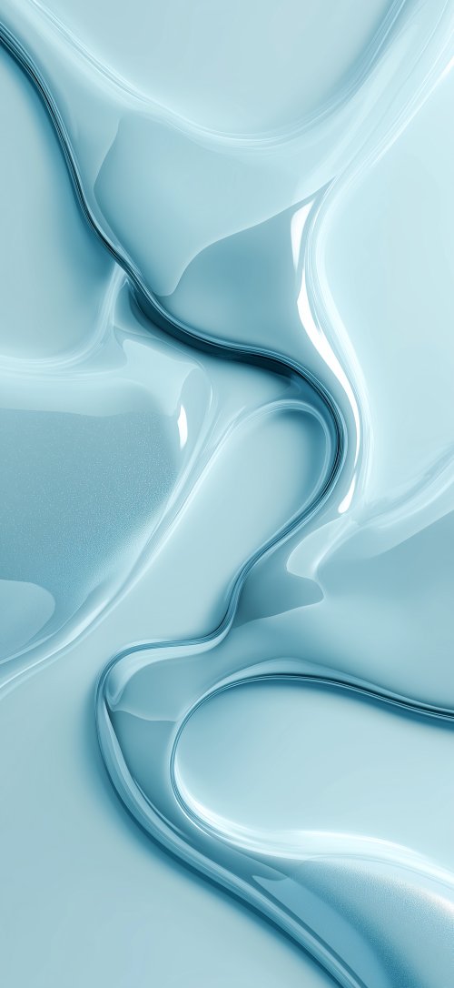 Smooth Blue Liquid Waves - Related StockWalls wallpaper